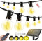 FUANXIEI 33FT Solar Lights Outdoor Waterproof: G40 10M Shatterproof Bulbs Patio Lights -