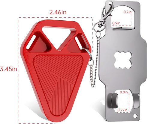 Portable Door Lock Travel Door Locks for Hotel Rooms Apartment Locks Home Security Defender Door Lock Latch Extra Door
