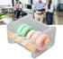 Transparent Multi Masking Tape Cutter Dispenser, Visible Roll Tape Holder for Home and Office