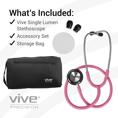 Dualhead Stethoscope, Dual Head Diaphragm Bell for Nurses, Doctors, Cardiology, Veterinary, Pediatrics