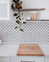 Art3d 10 Ft Peel and Stick Trim for Backsplash Tile Edge, Self-Adhesive Liner for Corner Decor in Silver