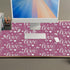 Generic 35. 4" 16. 5" Retro Cute Hearts Desk Mat Multifunctional Mouse Pad Long, Waterproof Dual Sided Desk Mat