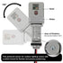 AITRIP 4-Pack 120VAC 50/60 IP54 Dusk to Dawn Sensor Photoelectric Switch,Photocell Sensor for Outdoor Lights, Hz