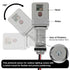 AITRIP 4-Pack 120VAC 50/60 IP54 Dusk to Dawn Sensor Photoelectric Switch,Photocell Sensor for Outdoor Lights, Hz