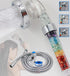 Chakra Crystal Shower Head. Natural Gemstones. Healing Crystals. Water Purification. Mineral. Ph