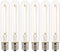 Westinghouse 5194120 3.5 Watt (40 Watt Equivalent) T6.5 Dimmable Clear Filament LED Light Bulb, 6 Pack