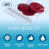 GPI Pack of 100 Clear Plastic Jewelry Zip Bags, 1" x 1", 2.5 Mil Thick, Reclosable Strong Poly Baggies for Pills, Meds,