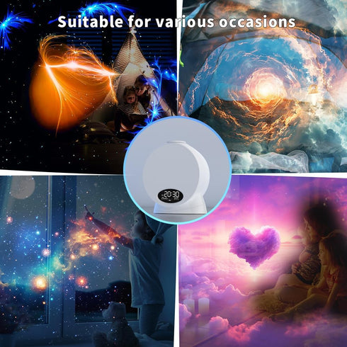 lamp,4K 13 Galaxy Projector, Planetarium Star Projector,Bedroom Night Light,Rotatable Nebula Projector Replaceable HD
