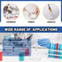 Glarks 17Pcs Micro Lab Spoon Kits, Tiny Mixing Spatula, Long Sampling Spoon for Powders, Gel Cap Capsule Filler