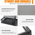 Pen Holder for Desk, 3 Compartments Mesh Pencil Holder Set with Cup and Paper Clip Holder, Ideal Office School Supplies