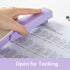 Deli Desktop Stapler - Office Stapler with 25 Sheet Capacity, Includes 1000 Staples and Staple Remover (Purple)