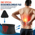 FEATOL Back Brace Support Belt-Lumbar Support Back Brace for Back Pain, Sciatica, Scoliosis, Herniated Disc Adjustable