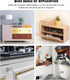 6pcs Kisangel Mini Knobs Plastic Cabinet Pulls Bedside Cabinet Handles Easy Install Decorative Replacement for Home