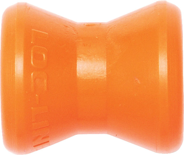 Loc-Line Coolant Hose Component, Acetal Copolymer, Double Socket, 1/4" Diameter, Pack of 20