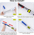 32PCS 2 4 4" 9" 11'' INCLY Paint Roller Kit with to Ft Extension Pole, & Paint Rollers with Tray, Paint Brushes