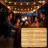 wtiyvxr 50 G40 Lights,26 Bulbs(2 IP65 Dimmable Bulbs E12 2700K FT Outdoor String Lights Globe Shatterproof Patio