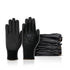 EDGE 48-126 Abrasion-Resistant Industrial Seamless Gloves w/Knitted Liner for Auto, Machinery, Electronics - Large, Black (12 Pairs)