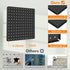 Peg Board, 6PCS Heavy Duty Metal Pegboard Wall Organizer with Frame, Black Pegboard for Garage, Craft Room Organization