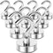 MIKEDE Heavy Duty Magnetic Hooks, 28Lbs Neodymium Magnets, 10Pcs Strong Hooks for Refrigerator, Grill, Toolbox, Storage