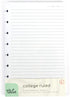 Talia Discbound Notebook Refills, Junior (5.5in x 8.5in), College Ruled
