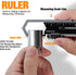9 1 Small Multitool Wrench in Pocket Adjustable Wrench for Screw with Mini Pry Bar Nail Puller Keychain Tool Caliper
