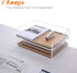 Paper Letter Tray Organizer, Acrylic Stackable Desk Organizer for Office Supplies, 2 Tier Clear Tray for Files and