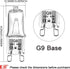 G9 Bulb 40 120 Dimmable T4 (10 Pack) Halogen Watt Volt JCD Type Bi-Pin Base for Chandeliers, Pendants, Cabinet Lights