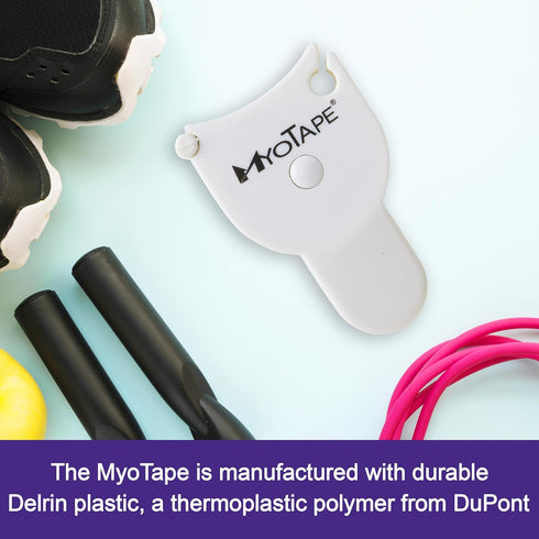 MyoTape Body Measure Tape for Arms, Chest, Thigh or Waist, Ideal for Personal Trainer Goals