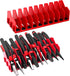 HGSKEO 20-Slot Heavy Duty Plastic Tool Pliers Organizer Rack, 2-Pack with Non-Slip Base,