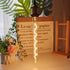 TIANFAN Vintage LED Bulb, 2-Pack Long Test Tube T10 300mm, 4W Dimmable Edison Style, E26 Transparent