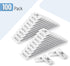 Mr. Pen Erasers, 100 Pack, Large White Pencil Erasers for School, Rubber Erasers Bulk