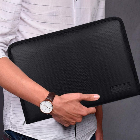ENGPOW Expanding File Folder - A4 Size Document Organizer, Fireproof, 25 Pockets, Portable Filing