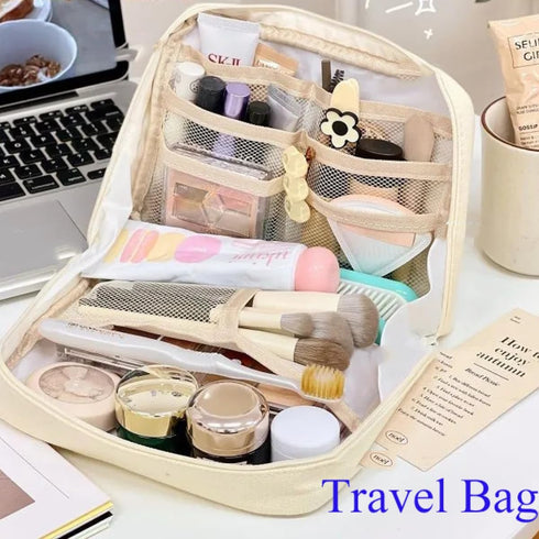 Cute Kawaii Pencil Case Pouch Box, Large Capacity Zipper Pen Holder Organizer for Office, Travel, Desk Accessories
