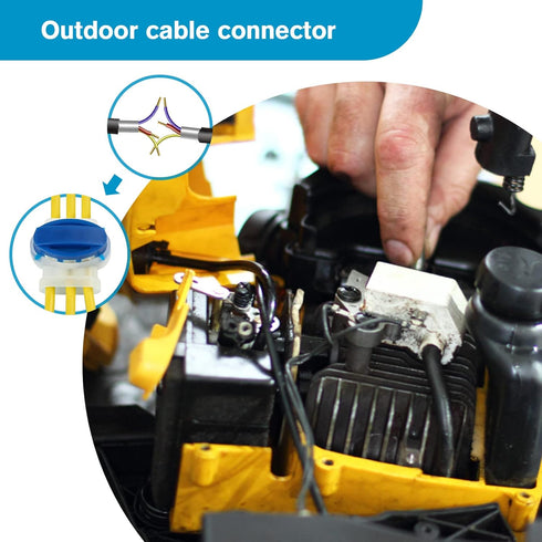 GWHOLE IDC Connector Boundary Wire Connectors, 3m 314 Waterproof Outdoor Wire Connectors, 10 Pack