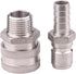 DERNORD 1/2 Inch Stainless Steel Quick Disconnect Set, Beer Brewing Connector Kit
