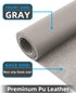 Office/Home(35"x17",Light Leather Desk Pad Protector,Large Mouse pad,Office Desk mat,Laptop Mat for Desk, Non-Slip PU