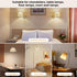 2Packs E26 Bulbs 10W 900LM Bulb 3500mAh, Rechargeable Magnetic Light with Remote and Hook, Battery operated Emergency