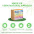Ohuhu Bamboo Marker Organizer, Wooden Desktop Storage for 126 Markers, Pens, and Art Brushes