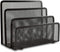 EASEPRES Desk Mail Organizer, Metal Mesh Small Letter Sorter with 3 Vertical Compartments, 1 Pack