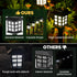Lights6 Pack 10 GIGALUMI Solar Outdoor LED Solar Lights Outdoor Waterproof, Solar Walkway Lights Maintain Hours