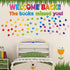 Chunnin Colorful Heart Reading Bulletin Board Decorations Set, Welcome Back The Book Missed You Craft Supplies