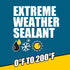 Titebond WeatherMaster Ultimate MP All-Weather Hybrid Sealant 71051 - 9.5 Oz Cartridge, Gray.