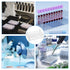 OLYCRAFT 24 Sockets Acrylic Clear Test Tube Rack, Transparent Acrylic Holder for 5ml Test Tubes, Laboratory Display