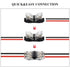 15 Pieces Low Voltage I Tap Wire Connectors - 2 Pin 2 Way Compact Terminals for 18-22 AWG