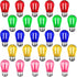 25 Pack S14 Colored LED Light Bulb 2 Watt Multi-Color String Light