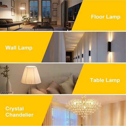 G9 LED Bulb Warm White 3W 3000K Non-Dimmable 30 Watt T4 Halogen Equivalent 120V No-Flicker Chandelier Lighting 400LM