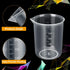 30PCS Plastic Beakers, 250ml Graduated Measuring Cups, Premium Polypropylene for Home School Lab Science Experiments