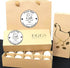 Farm Fresh Eggs Stickers, 500 Pcs Carton Labels Per Roll - 1.5 Inch Fresh Eggs Farmer's Market Packaging Sticker.