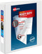 Avery Heavy-Duty View 3 Ring Binder, 1.5" One Touch Slant Rings, Holds 8.5" x 11" Paper, 1 White Binder