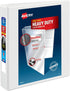 Avery Heavy-Duty View 3 Ring Binder, 1.5" One Touch Slant Rings, Holds 8.5" x 11" Paper, 1 White Binder